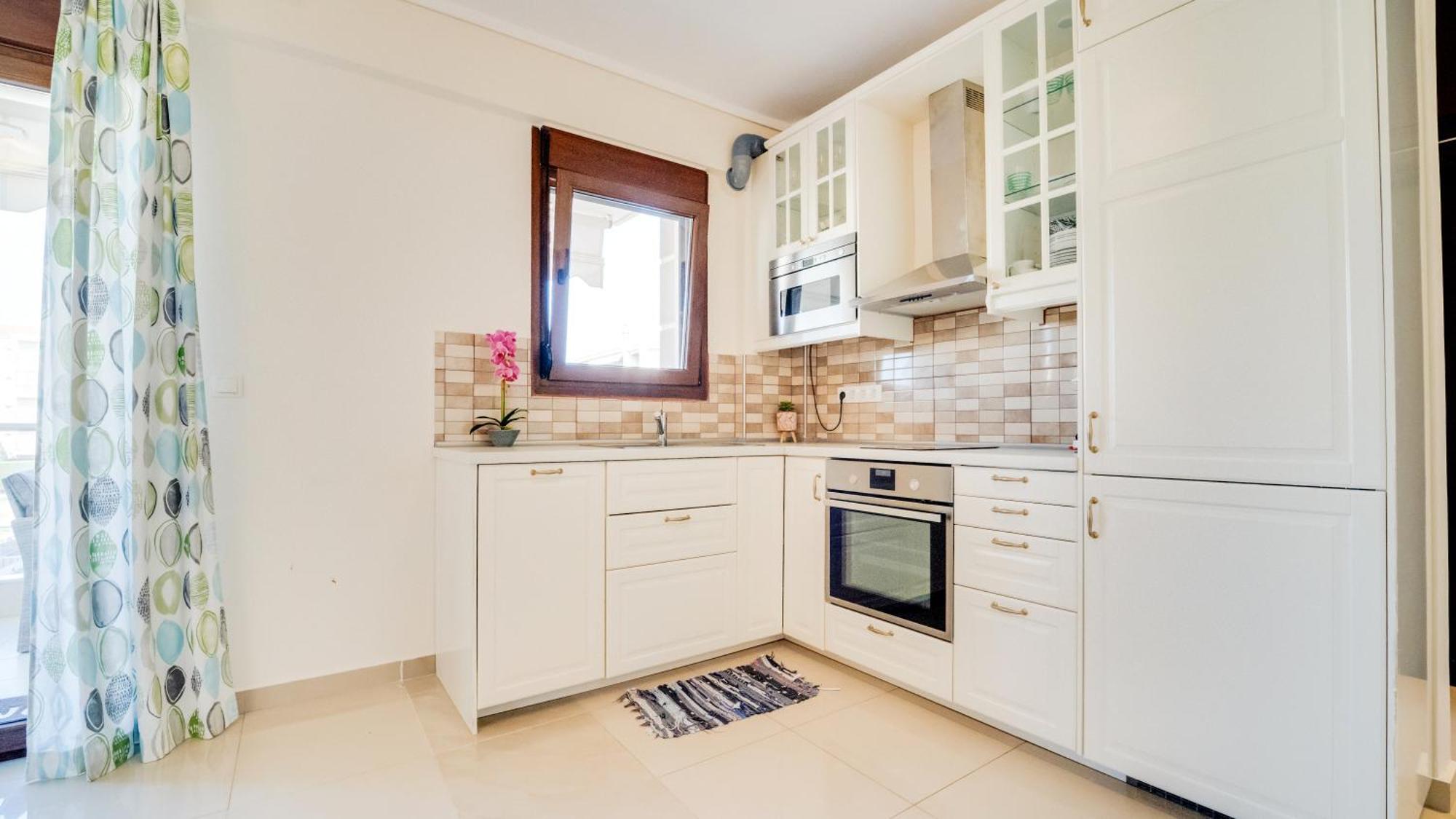 Luxury And Sunny Apartment 250 Mts From The Beach!! Peraía Extérieur photo