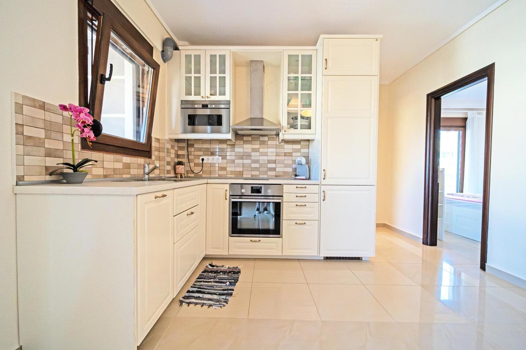 Luxury And Sunny Apartment 250 Mts From The Beach!! Peraía Extérieur photo